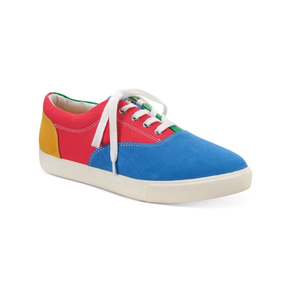 CLUBROOM Mens Blue Padded Lance Round Toe Platform Lace-Up Sneakers 11 M